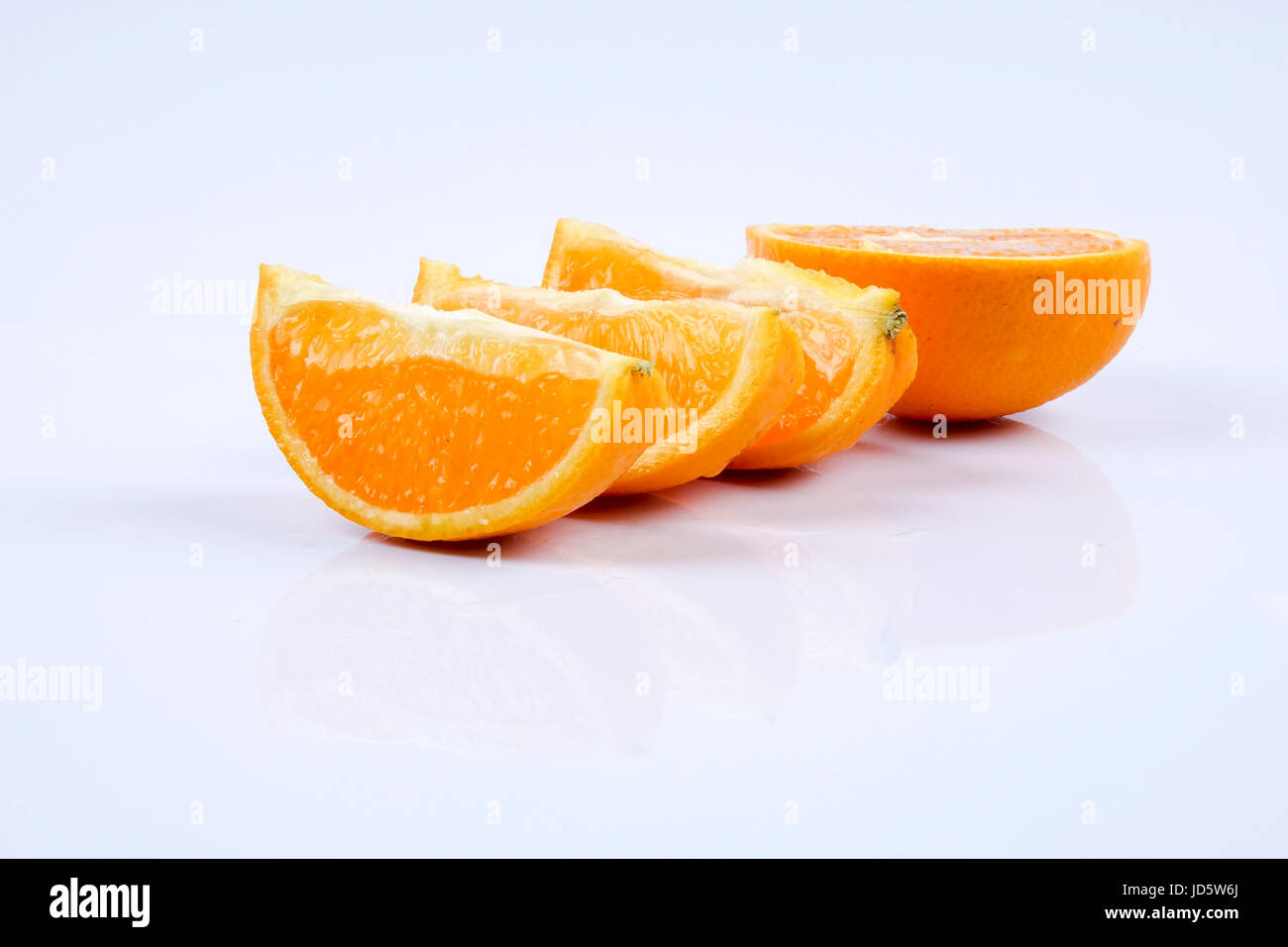 fresh orange isolated on white background Stock Photo - Alamy