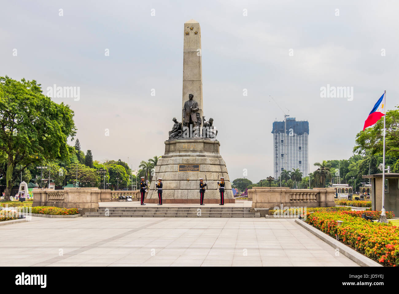 Rizal Park and execution site Manila Philippines Stock Photo - Alamy