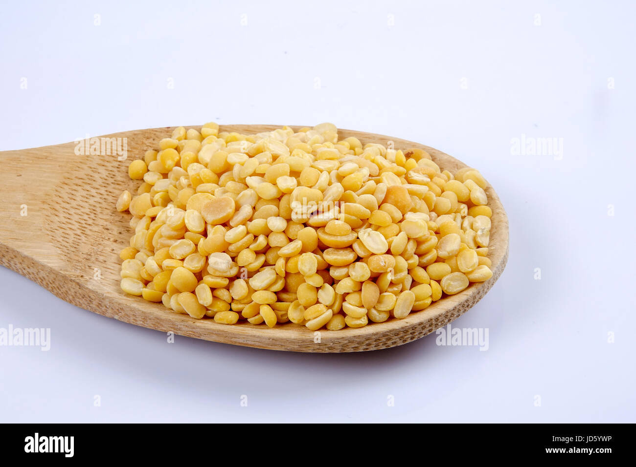 Toor dal, famous Indian legume also called yellow Pigeon peas Stock