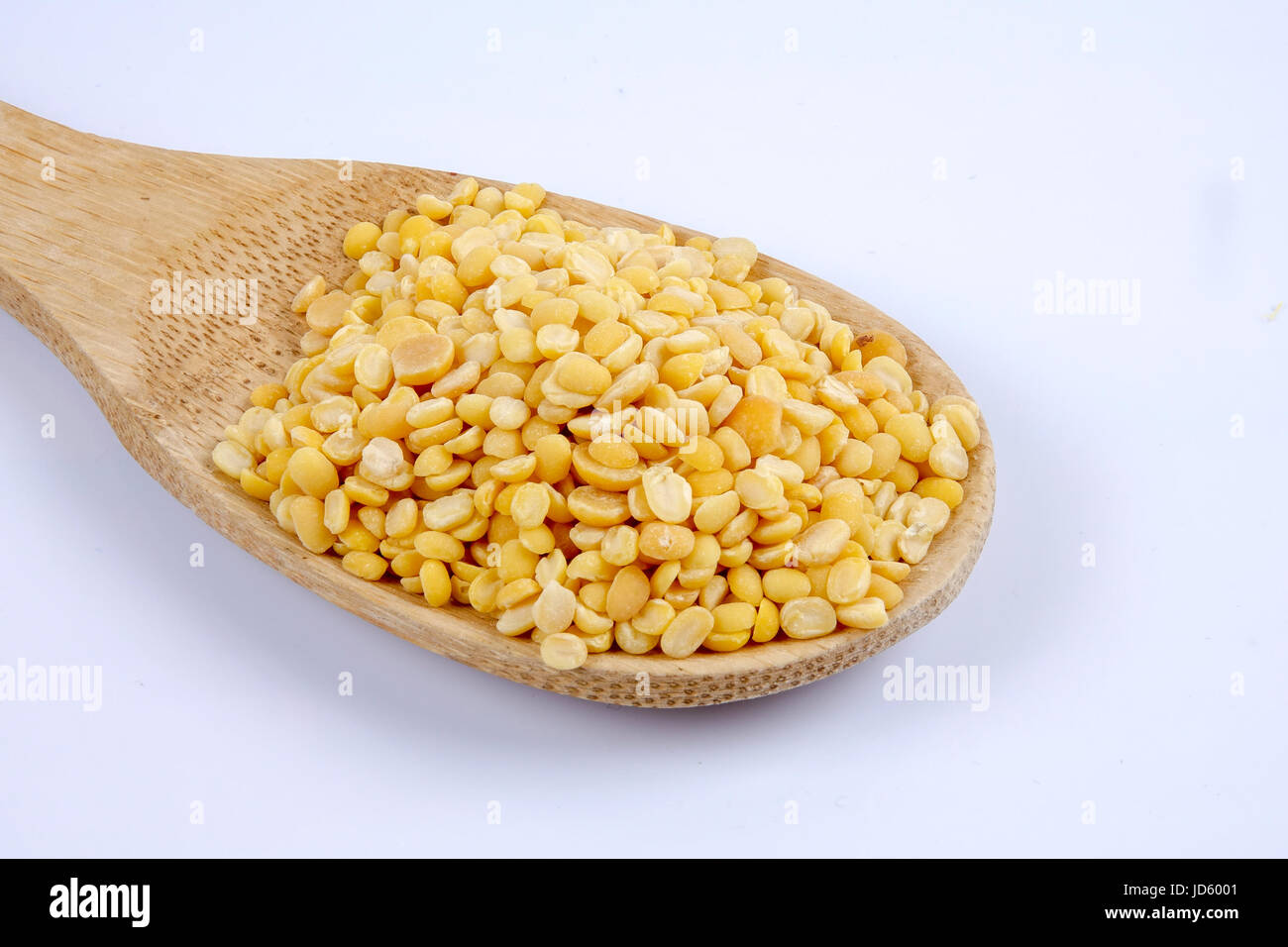 Toor dal, famous Indian legume also called yellow Pigeon peas Stock ...