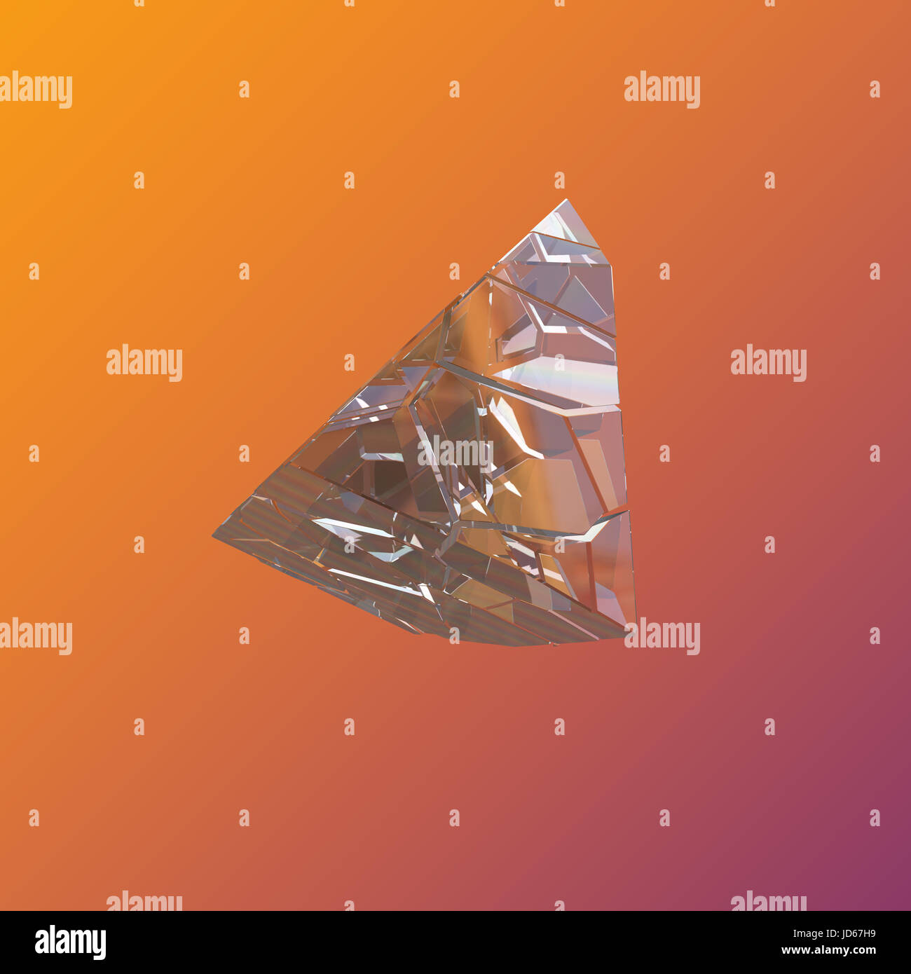 Amazing colorful Diamond Quartz Rainbow Flame Blue Aqua Aura crystal cluster closeup macro