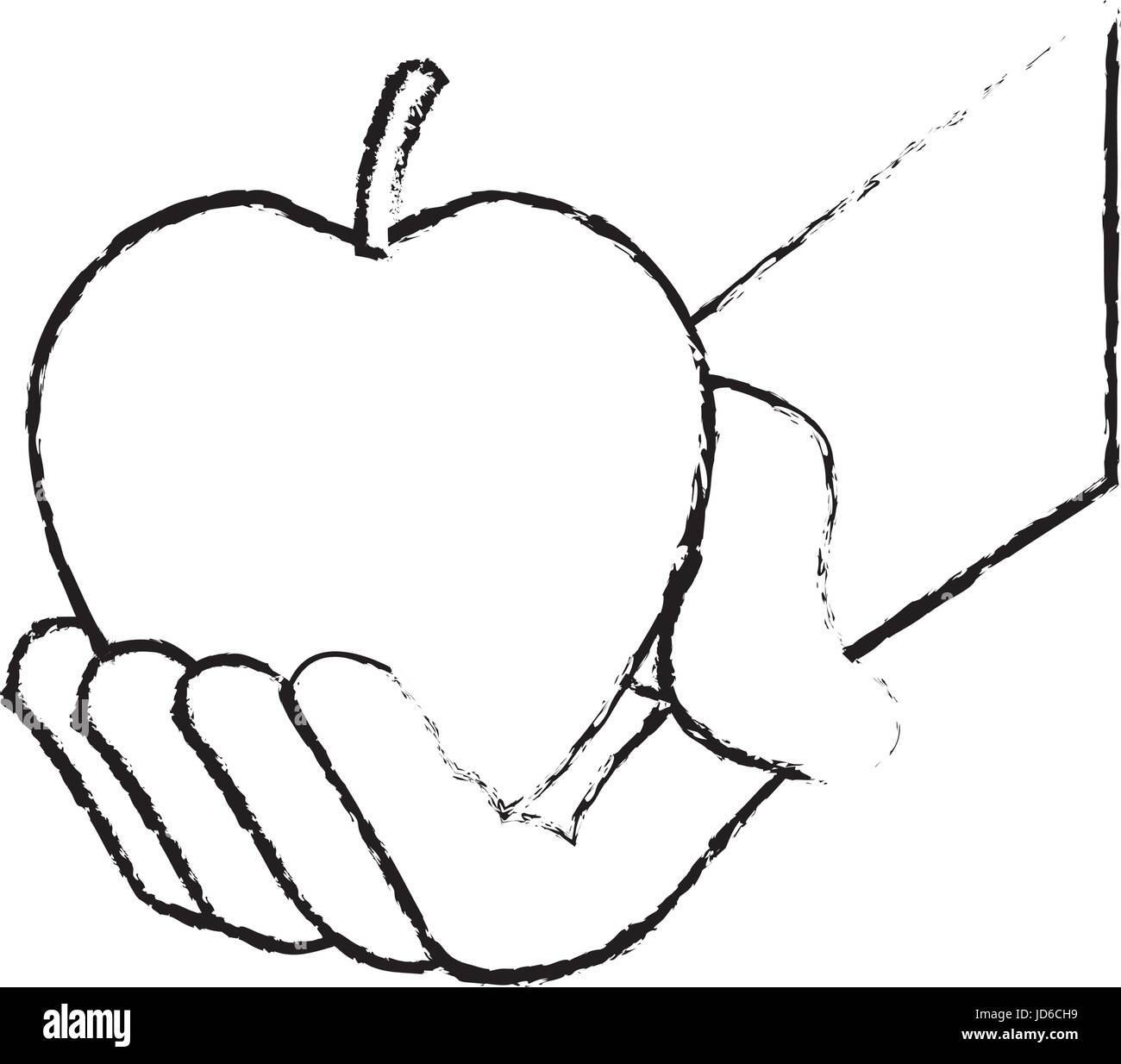 Featured image of post Sketch Hand Holding Apple Drawing / But you may not know.