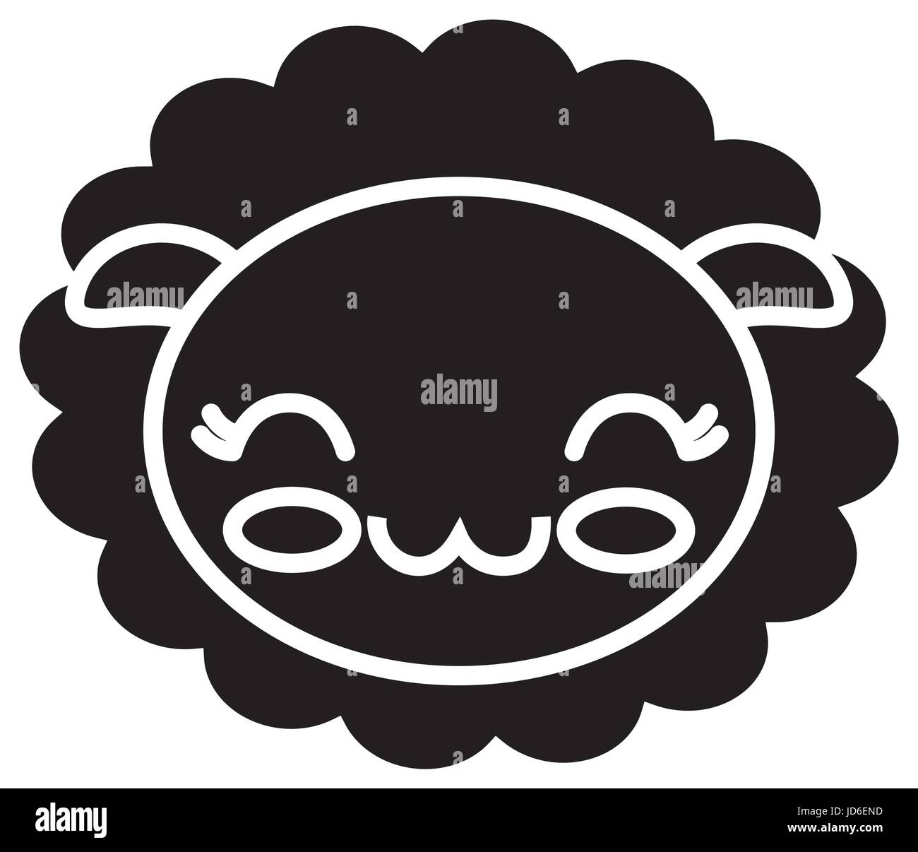kawaii sheep animal icon over white background vector illustration ...