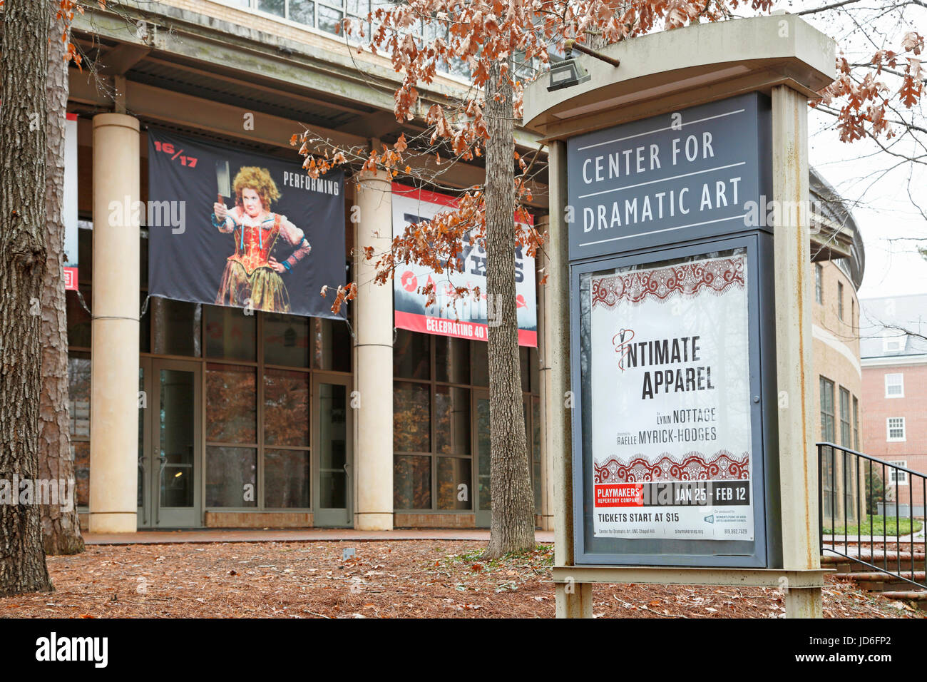Center for Dramatic Art, University of North Carolina Chapel Hill, UNC. Stock Photo