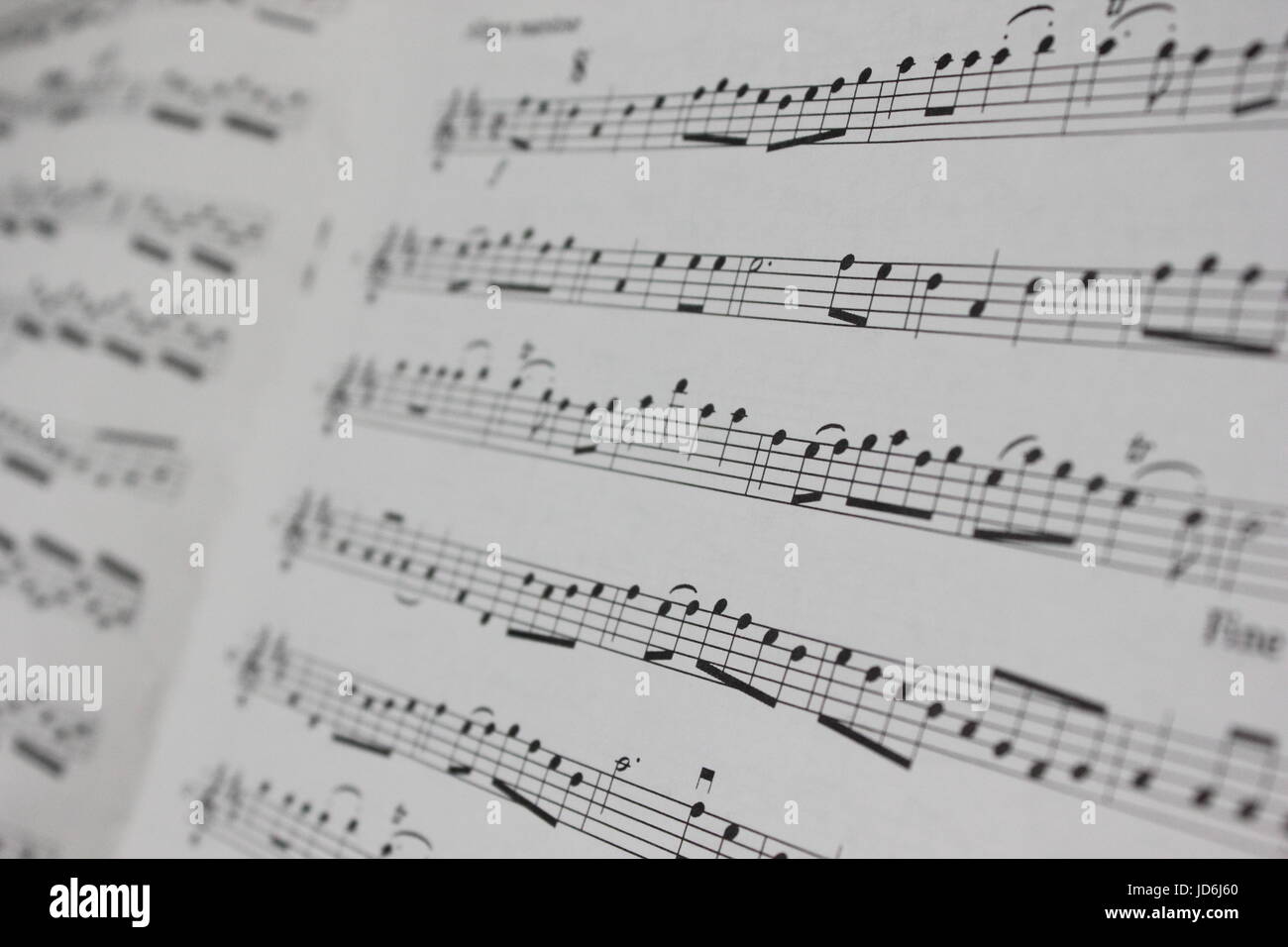 Classic Violin Music Score High Resolution Stock Photography and Images