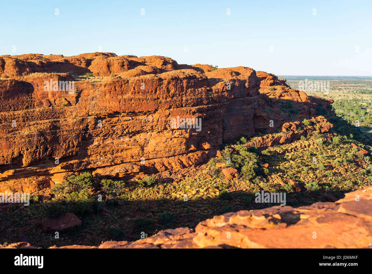 Dramatic scenery at Kings Canyon, Northern Territory, Australia Stock Photo