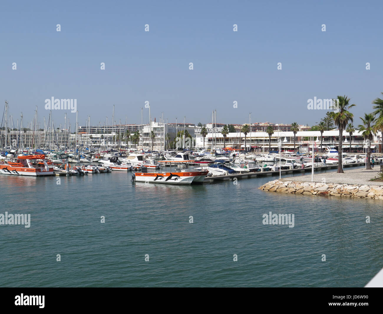 Lagos Marina, Lagos, Portugal Stock Photo