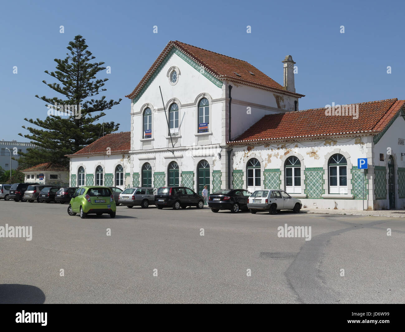 Old Lagos Railway Station, Lagos, Portugal Stock Photo