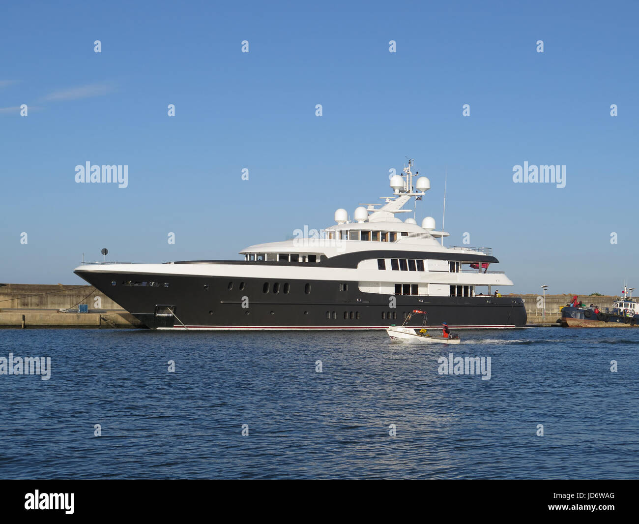 Superyacht Caipirinha Stock Photo