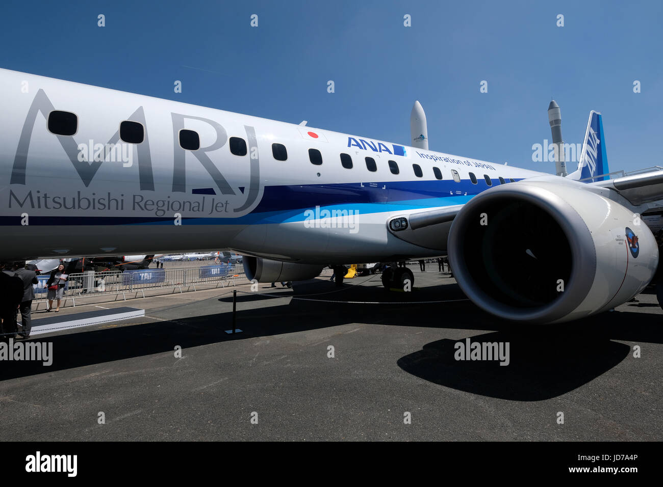 The third Flight Test Aircraft (FTA-3) of Mitsubishi Regional Jet (MRJ ...
