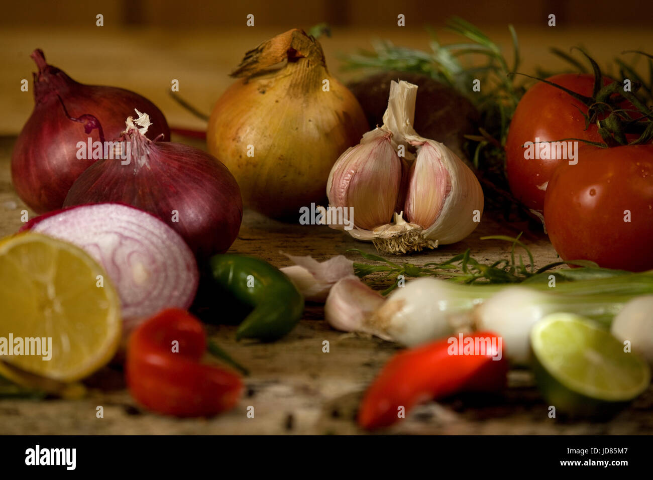 vegetables and fruits Stock Photo