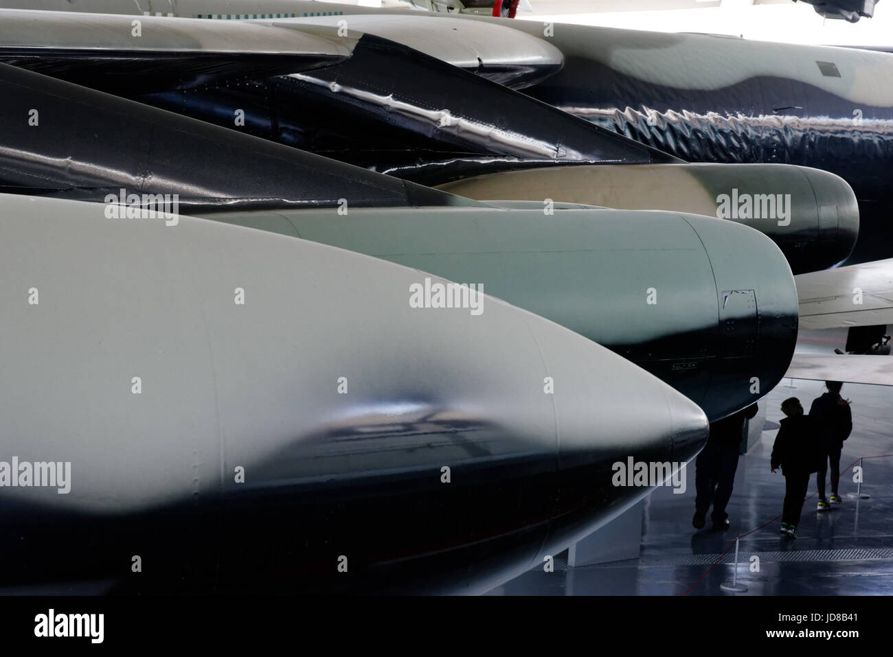 Boeing B-52 Stratofortress strategic bomber in Duxford Air Museum Stock Photo