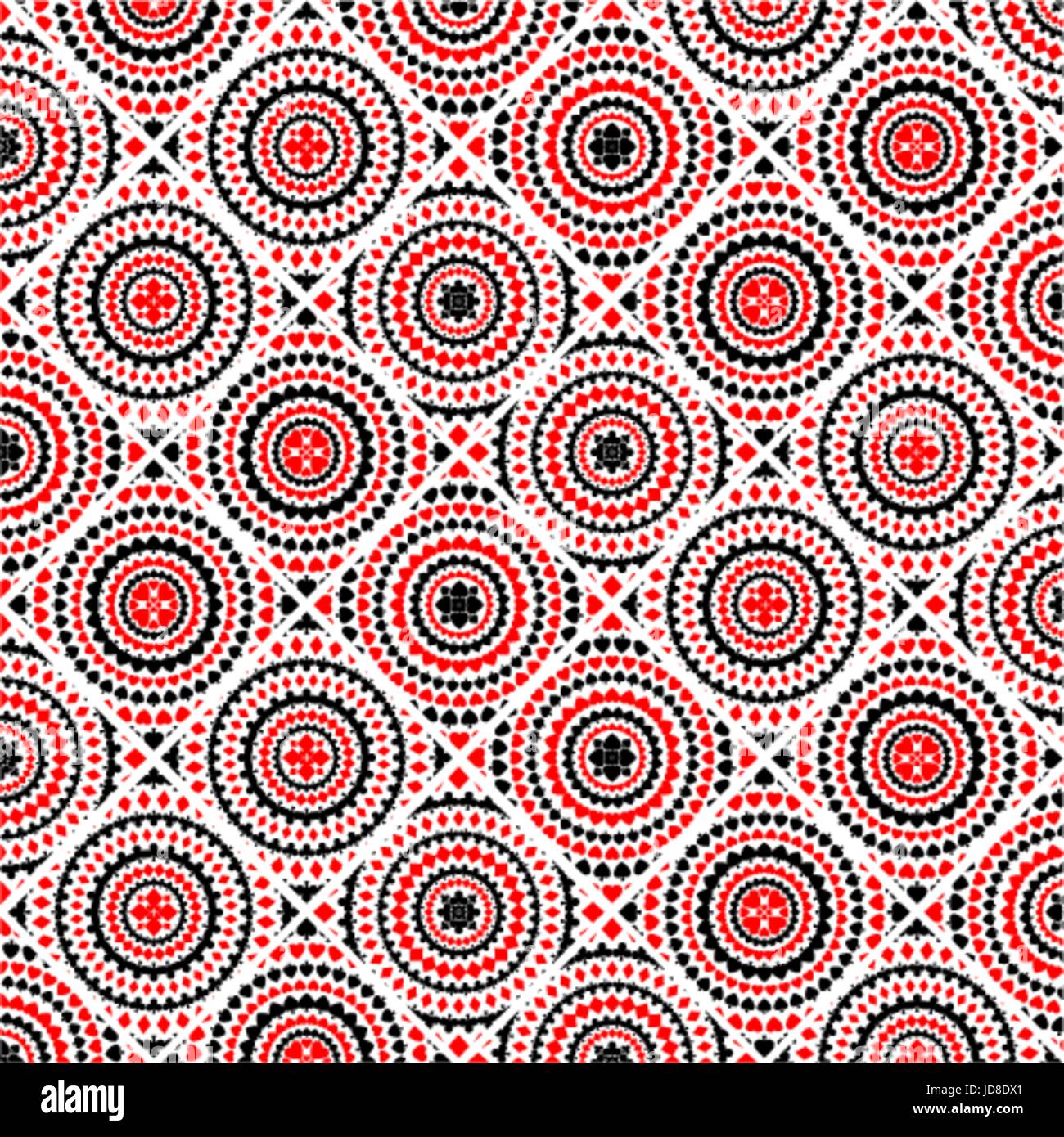 Playing cards pattern spade Stock Vector Images - Alamy