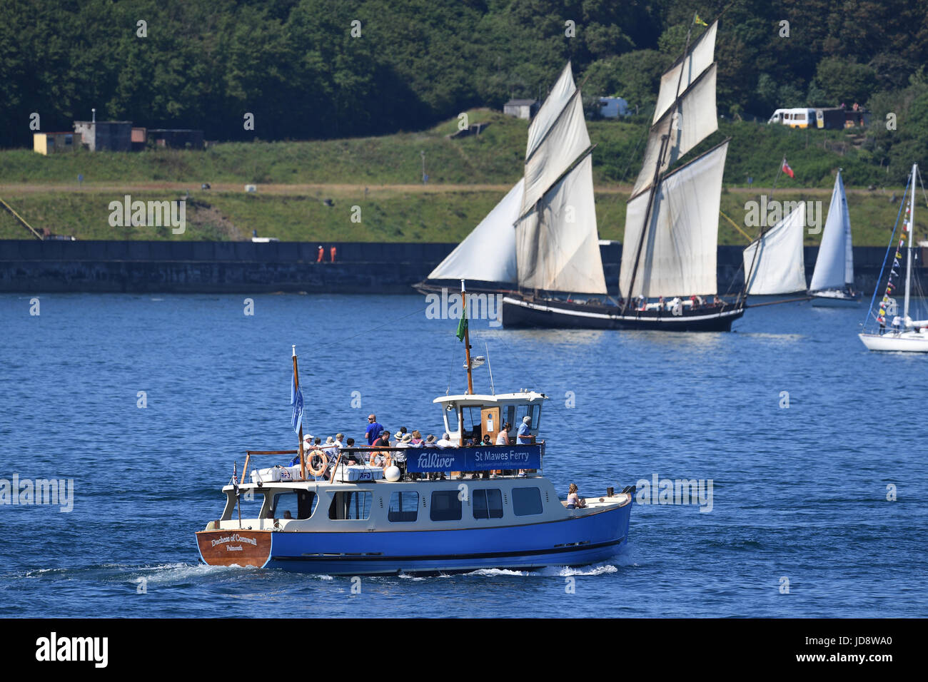 St.Mawes ferry in Falmouth Bay Stock Photo Alamy St.Mawes ferry in Falmouth Bay Stock Photo Alamy