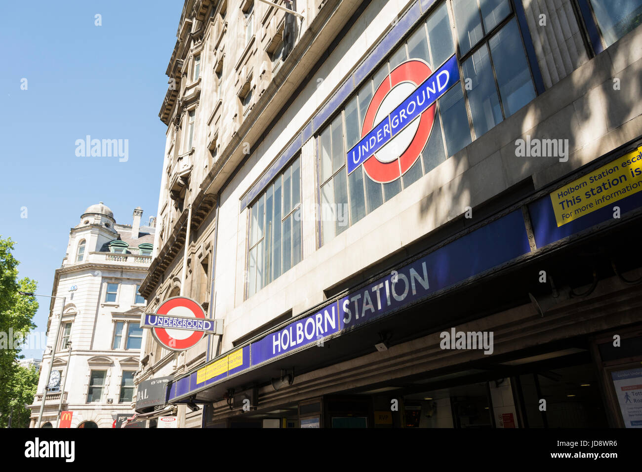Holborn underground Station in London, UK Stock Photo Alamy