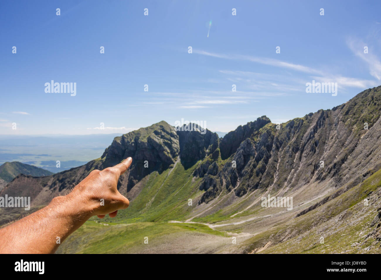 Forward sign finger pointing up hi-res stock photography and images - Alamy