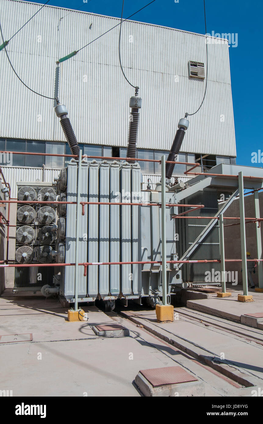 110 MVA Power transformer Fire Protection System Test, During