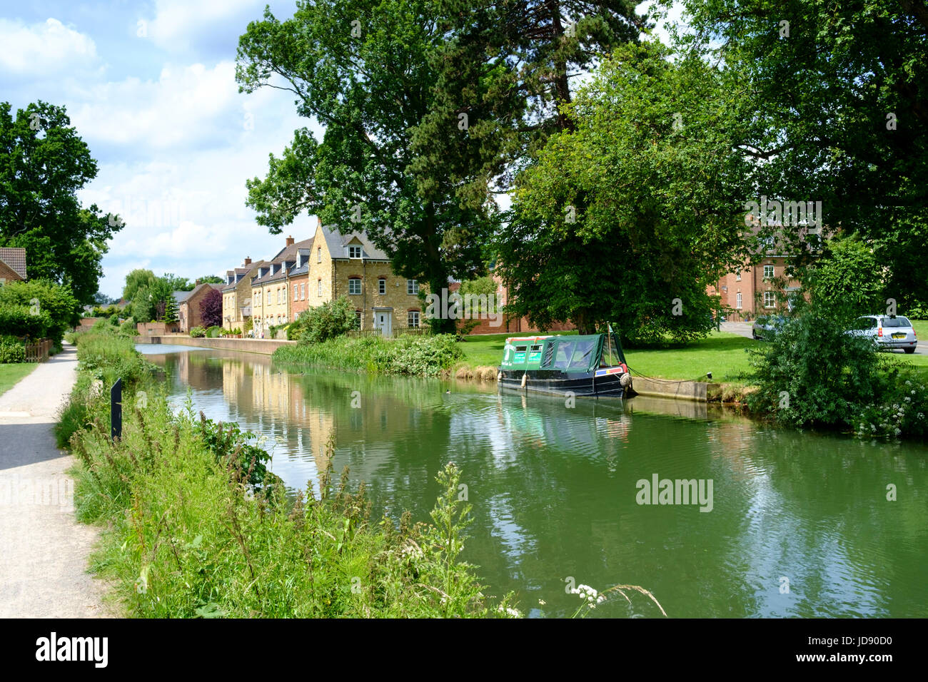 The Canal at Stroud, Ebley Mill Gloucestershire UK Stock Photo
