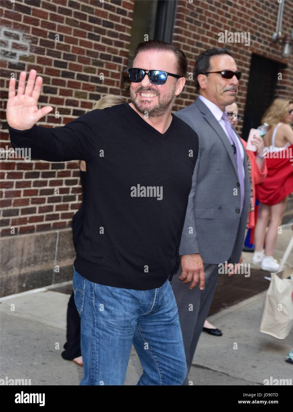 Celebrities at 'The Late Show with Stephen Colbert' Featuring: Ricky