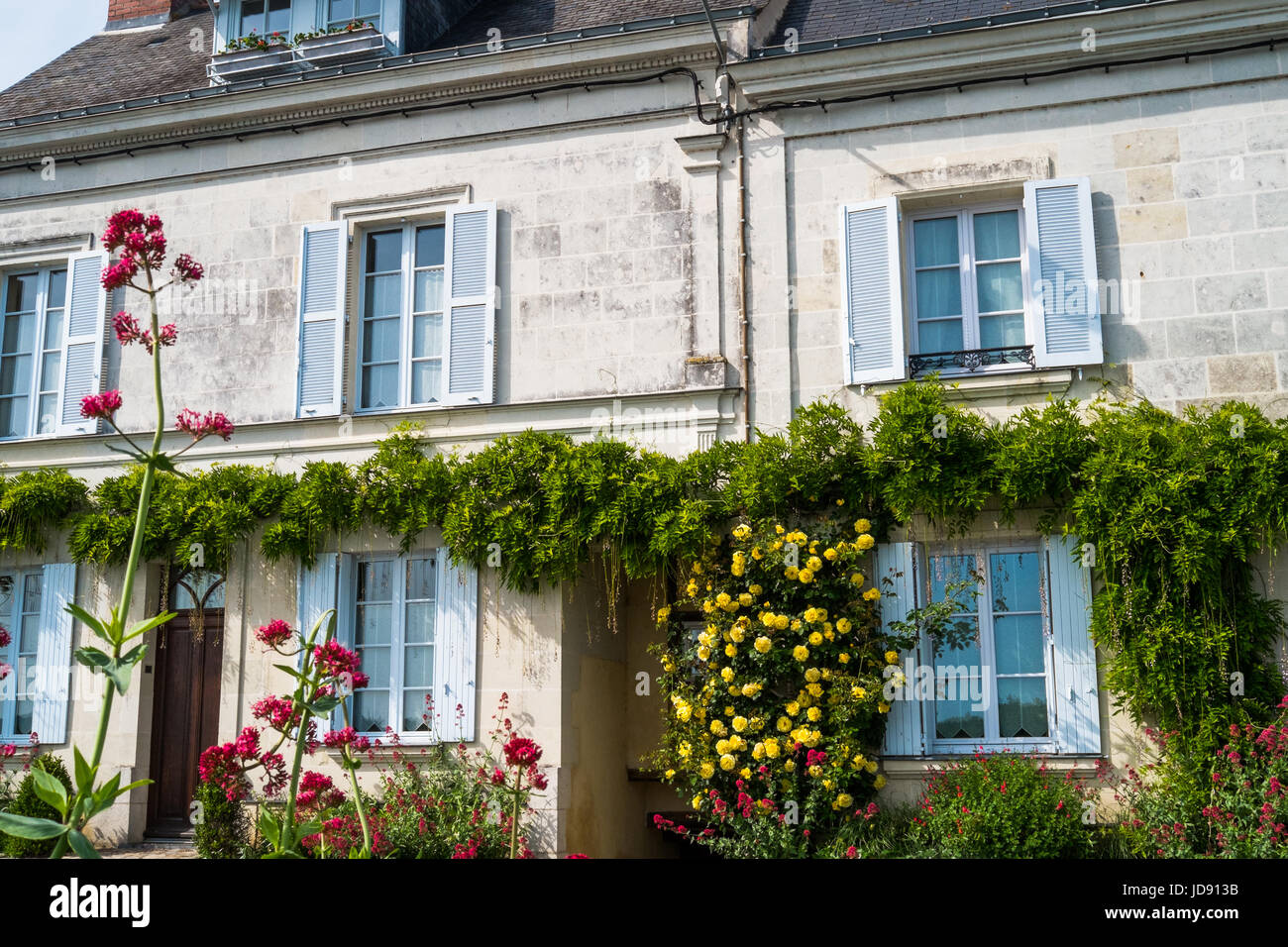 Typical french house in the Loire region, France Stock Photo Alamy