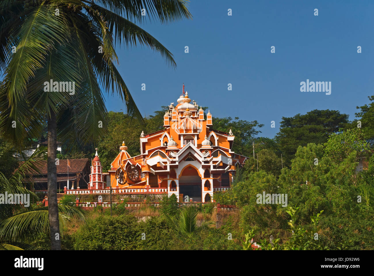 Maruti Hindu Temple Altinho Panjim Goa India Stock Photo