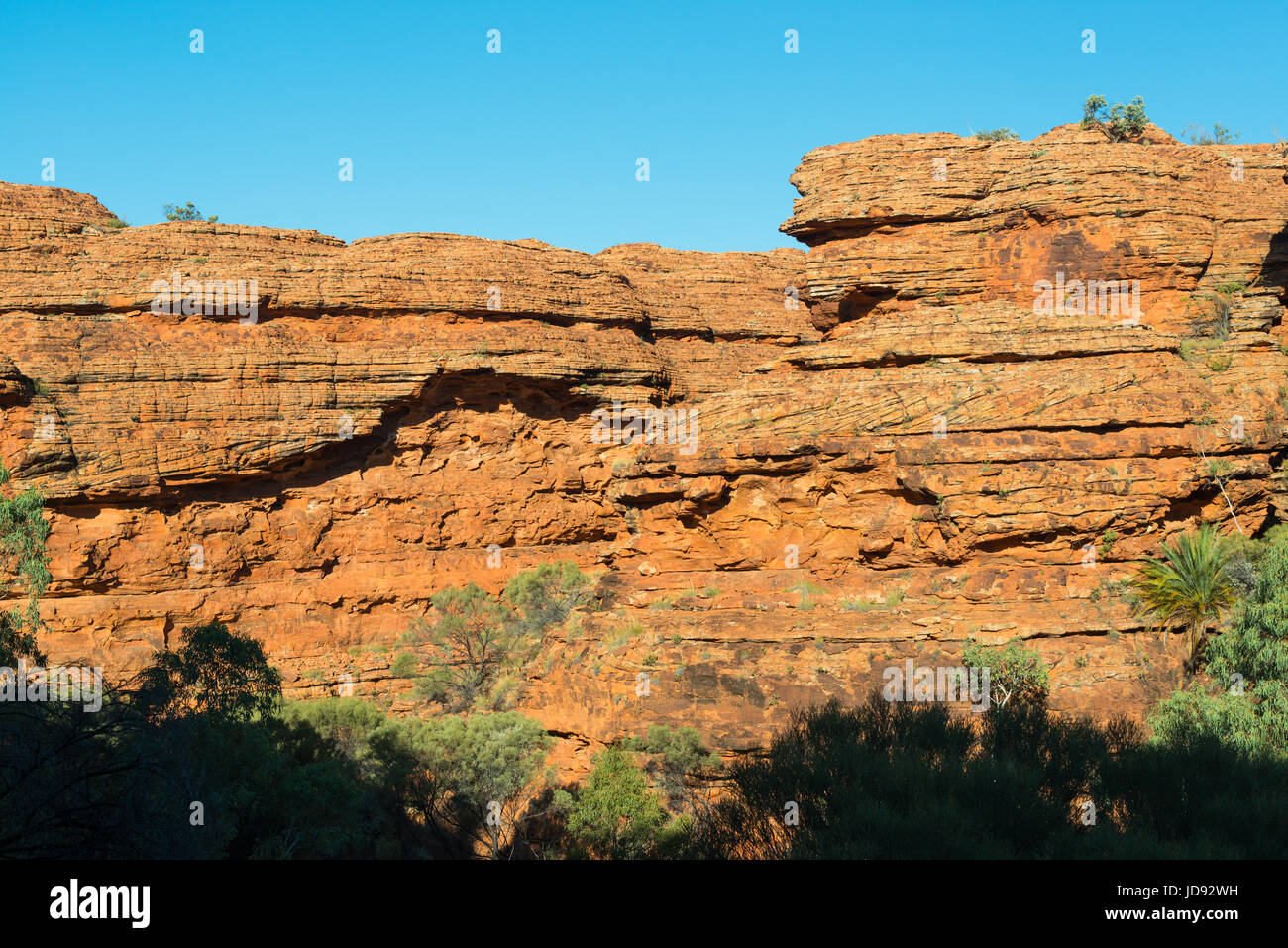 Dramatic scenery at Kings Canyon, Northern Territory, Australia Stock Photo