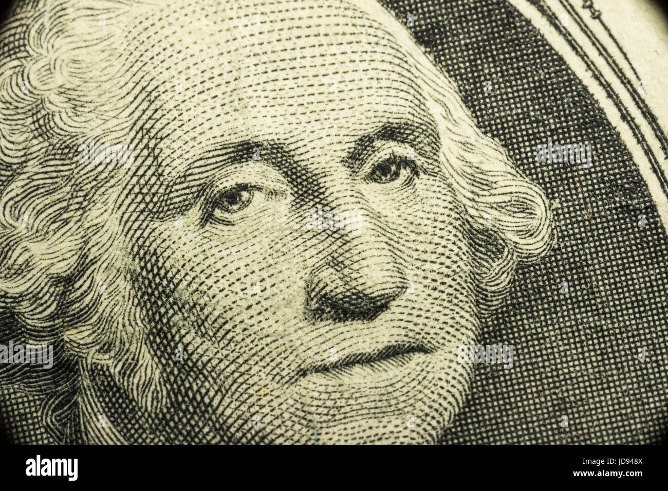 George washington face banknote hi-res stock photography and images - Alamy