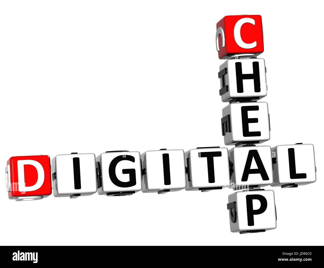 3D Cheap Digital Crossword on white background Stock Photo Alamy 3D Cheap Digital Crossword on white background Stock Photo Alamy