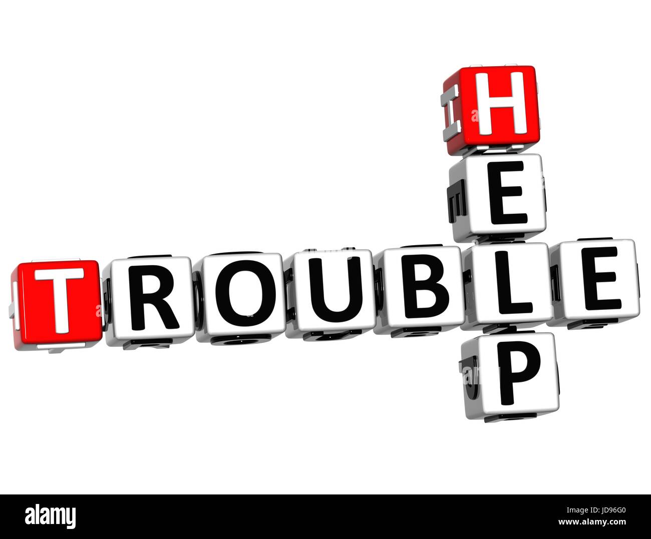 3D Help Trouble Crossword on white background Stock Photo Alamy 3D Help Trouble Crossword on white background Stock Photo Alamy