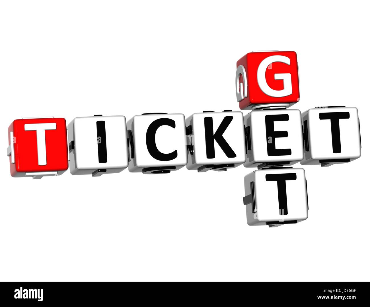 3D Get Ticket Crossword on white background Stock Photo Alamy 3D Get Ticket Crossword on white background Stock Photo Alamy