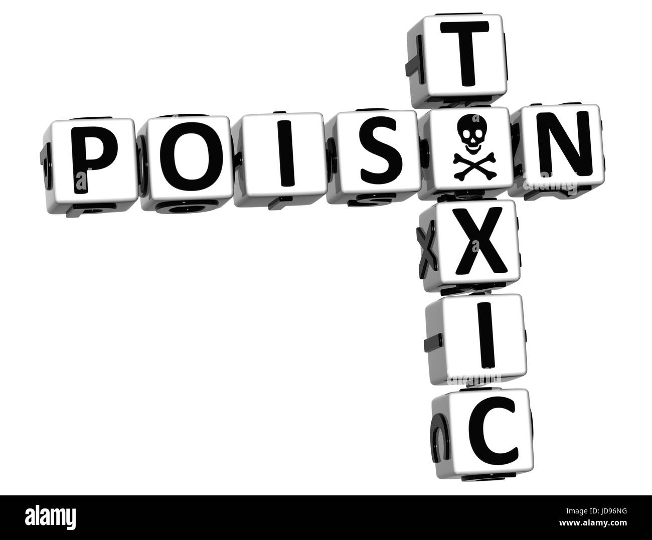 3D Ahtung Block Text on white background Stock Photo - Alamy
