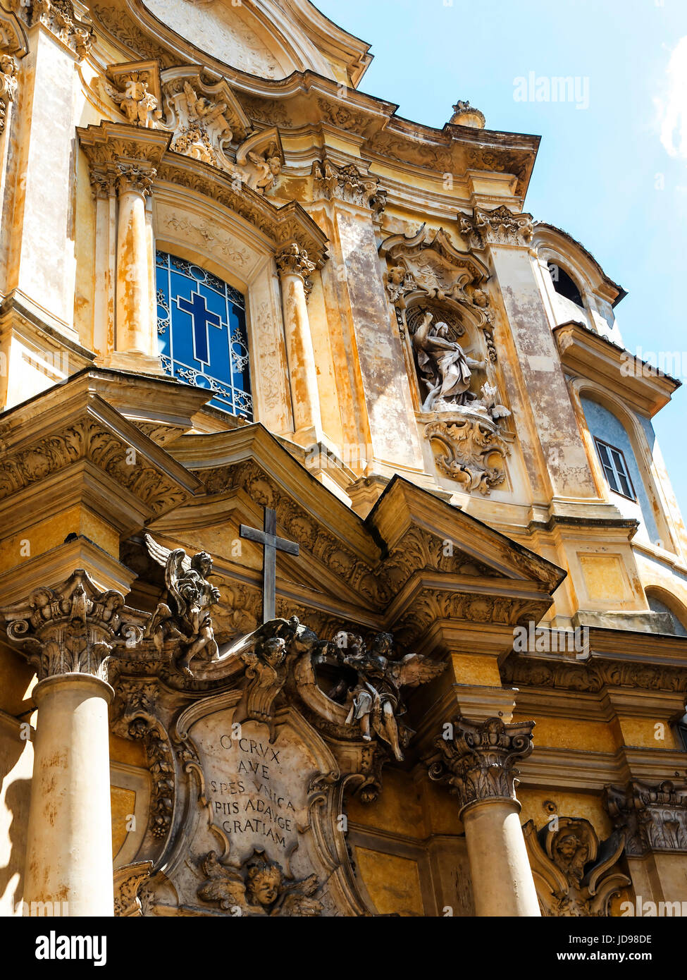 Church of Santa Maria Magdalene in Rome Italy Stock Photo - Alamy
