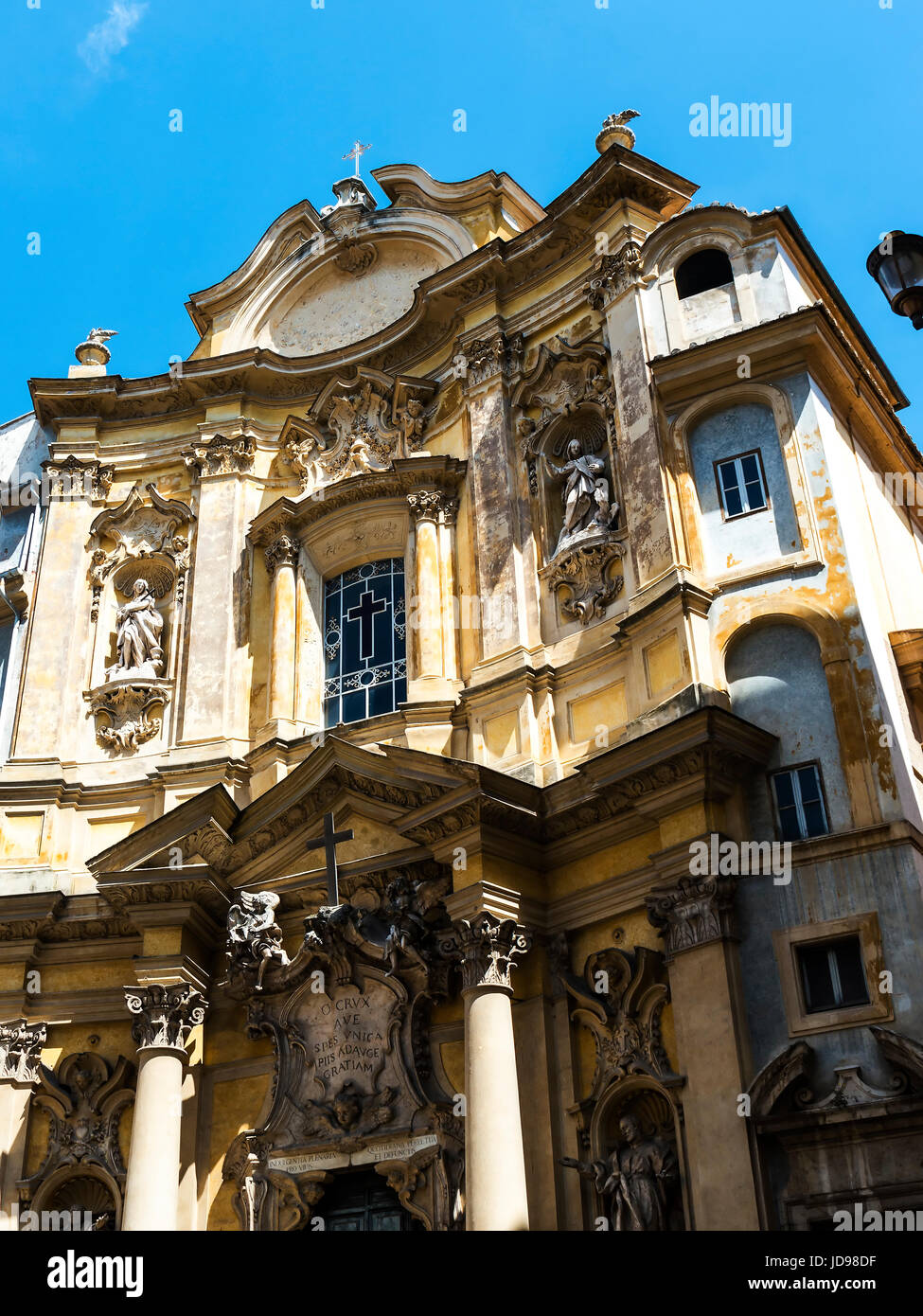 Church of Santa Maria Magdalene in Rome Italy Stock Photo - Alamy