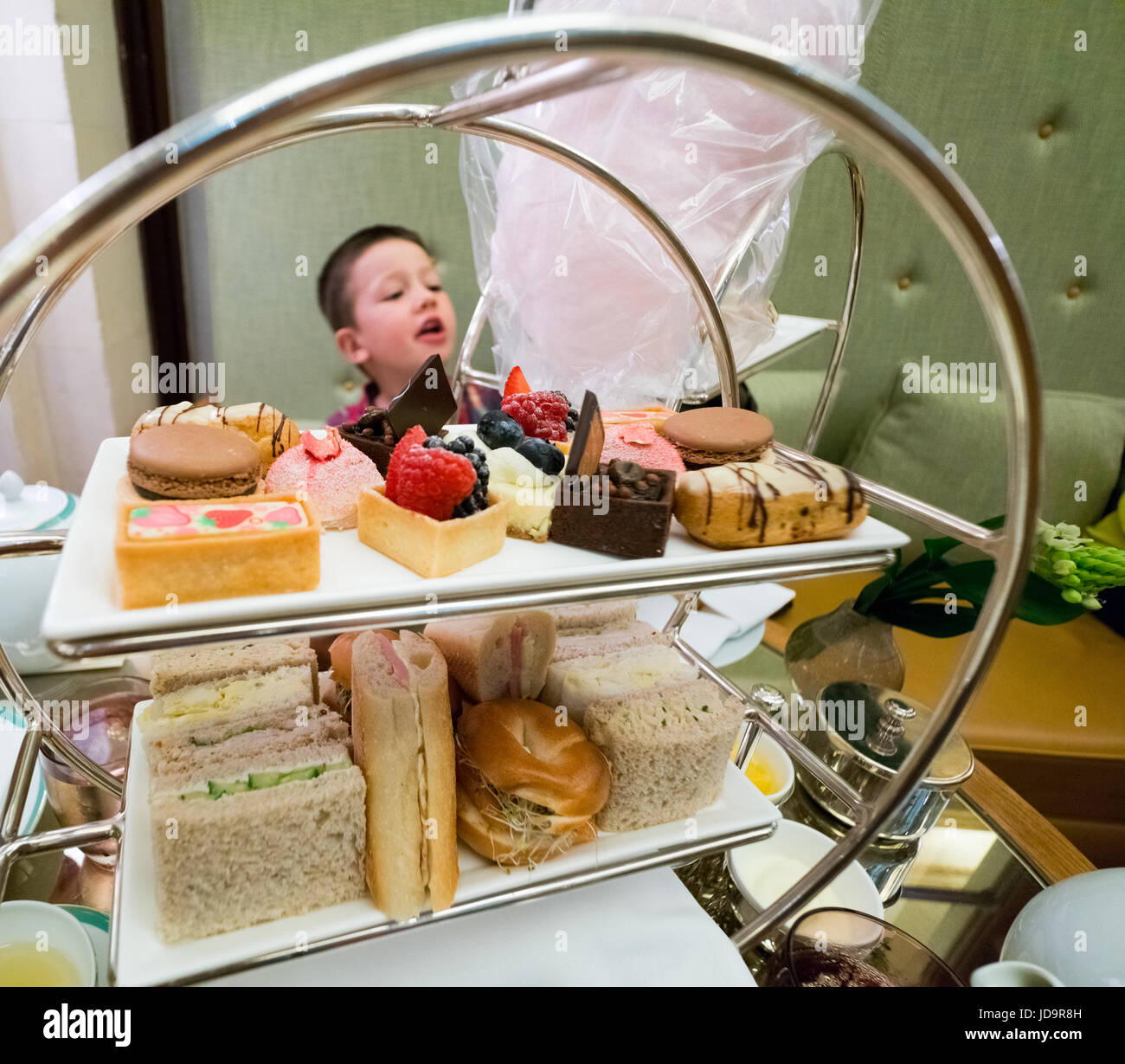Afternoon tea cake stand hires stock photography and images Alamy