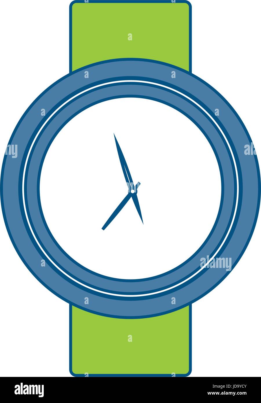 watch icon over white background vector illustration Stock Vector Image ...