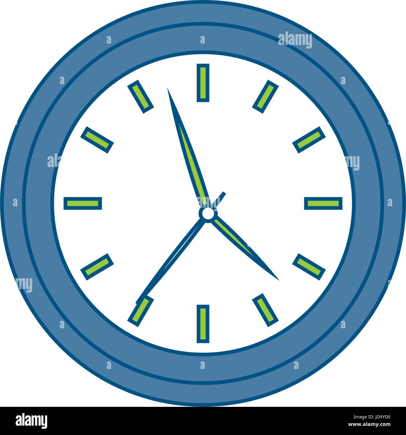 wall clock icon over white background vector illustration Stock Vector ...