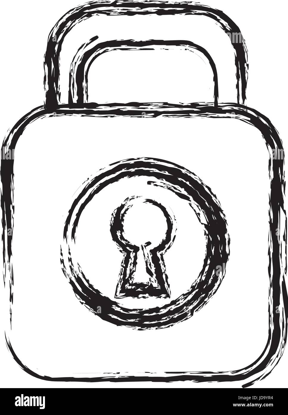 security padlock icon Stock Vector Image & Art - Alamy