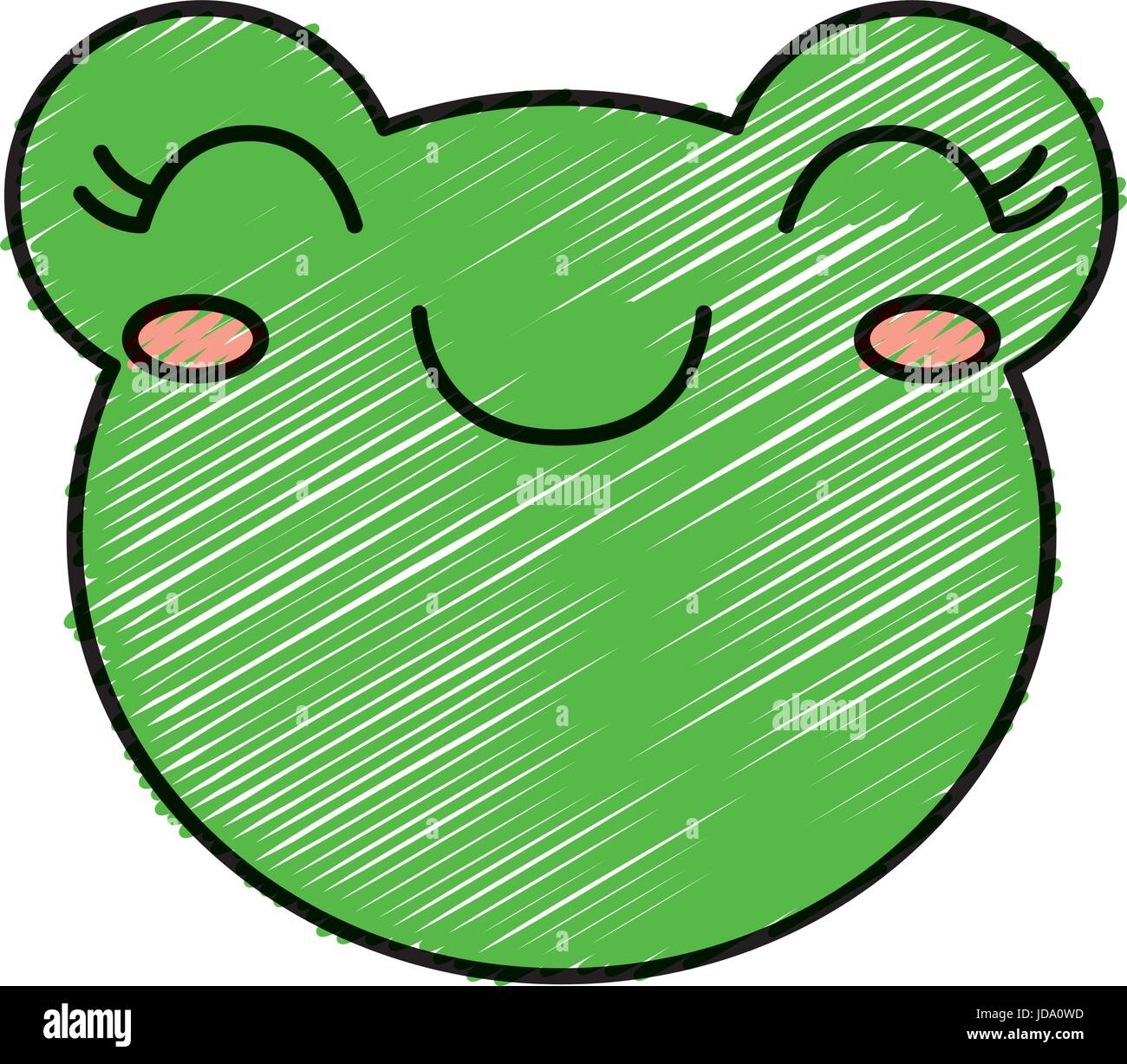 kawaii frog icon Stock Vector Image & Art - Alamy