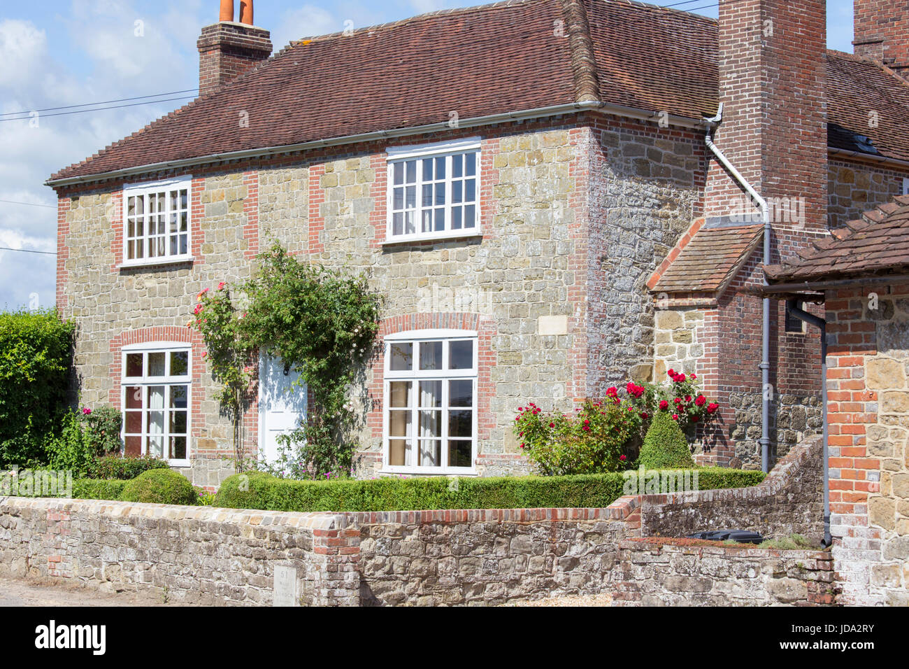 Traditional Sussex farmhouse, Sussex, England, UK Stock Photo