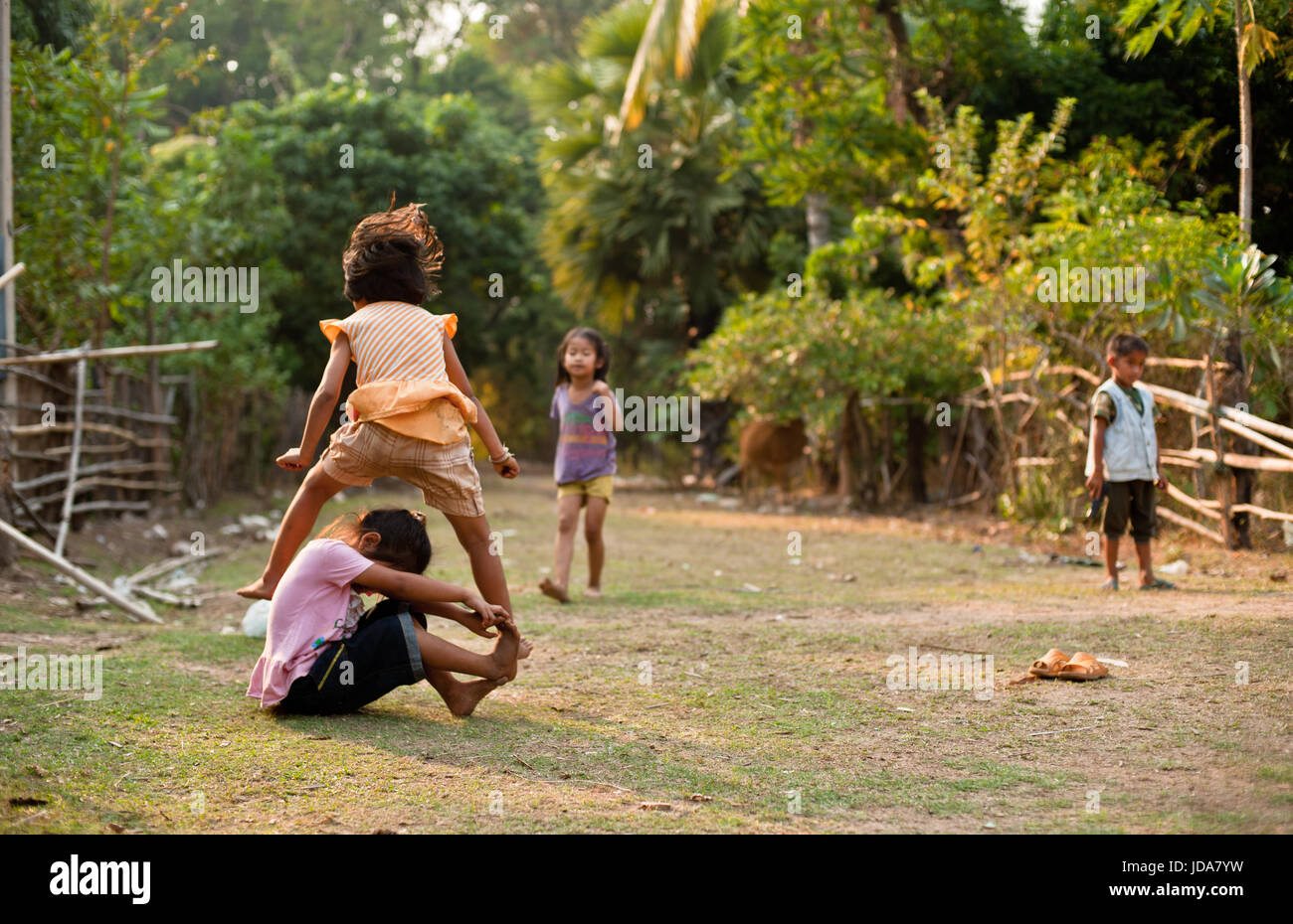 Children In Countryside Laos High Resolution Stock Photography And children-in-countryside-laos-high-resolution-stock-photography-and