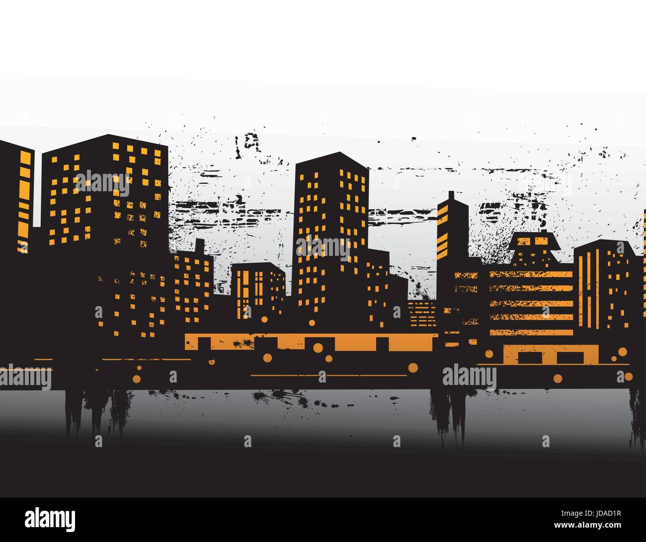 Vector illustration of urban skylines Stock Vector Image & Art - Alamy