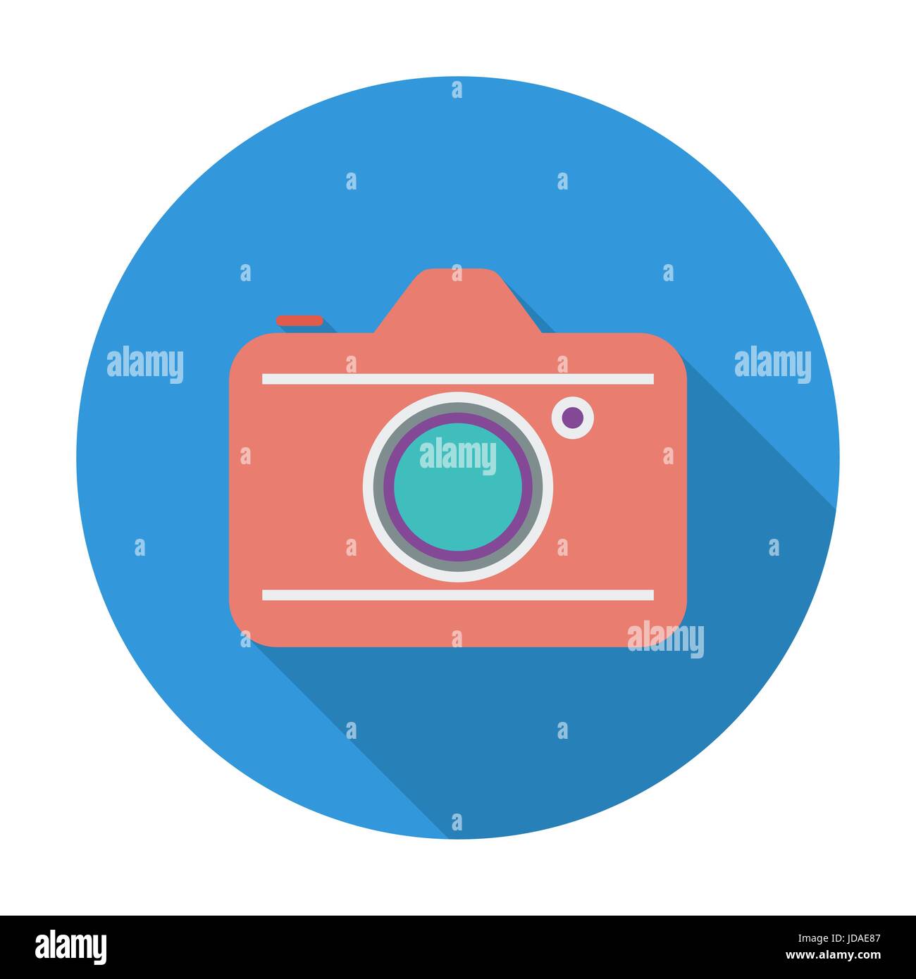 Camera. Flat vector icon for mobile and web applications. Vector ...