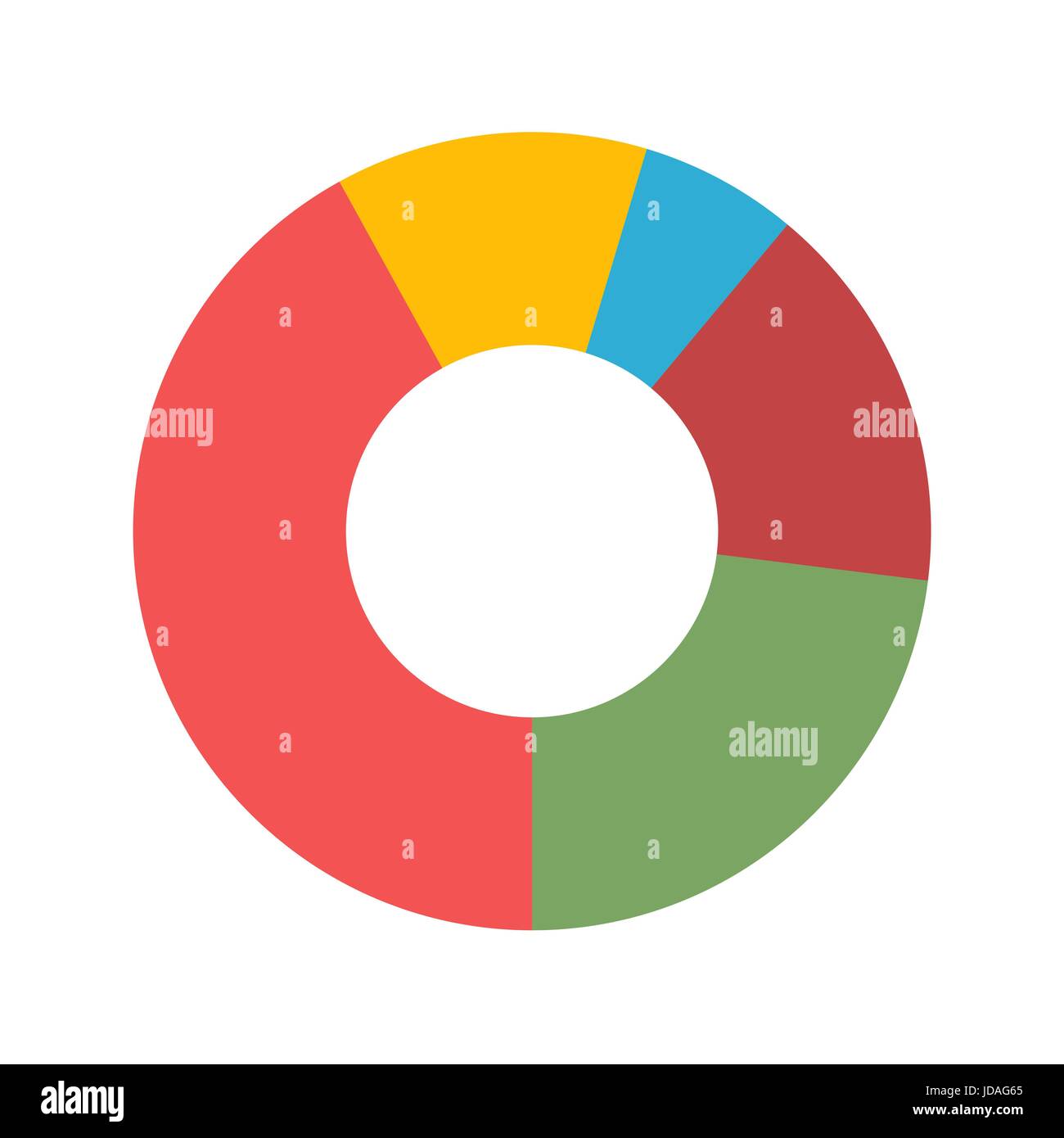 Pie Chart Vector Icon. Flat icon isolated on the white background ...