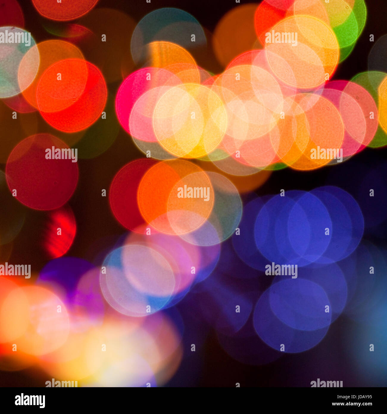 colorful bokeh on black background Stock Photo - Alamy