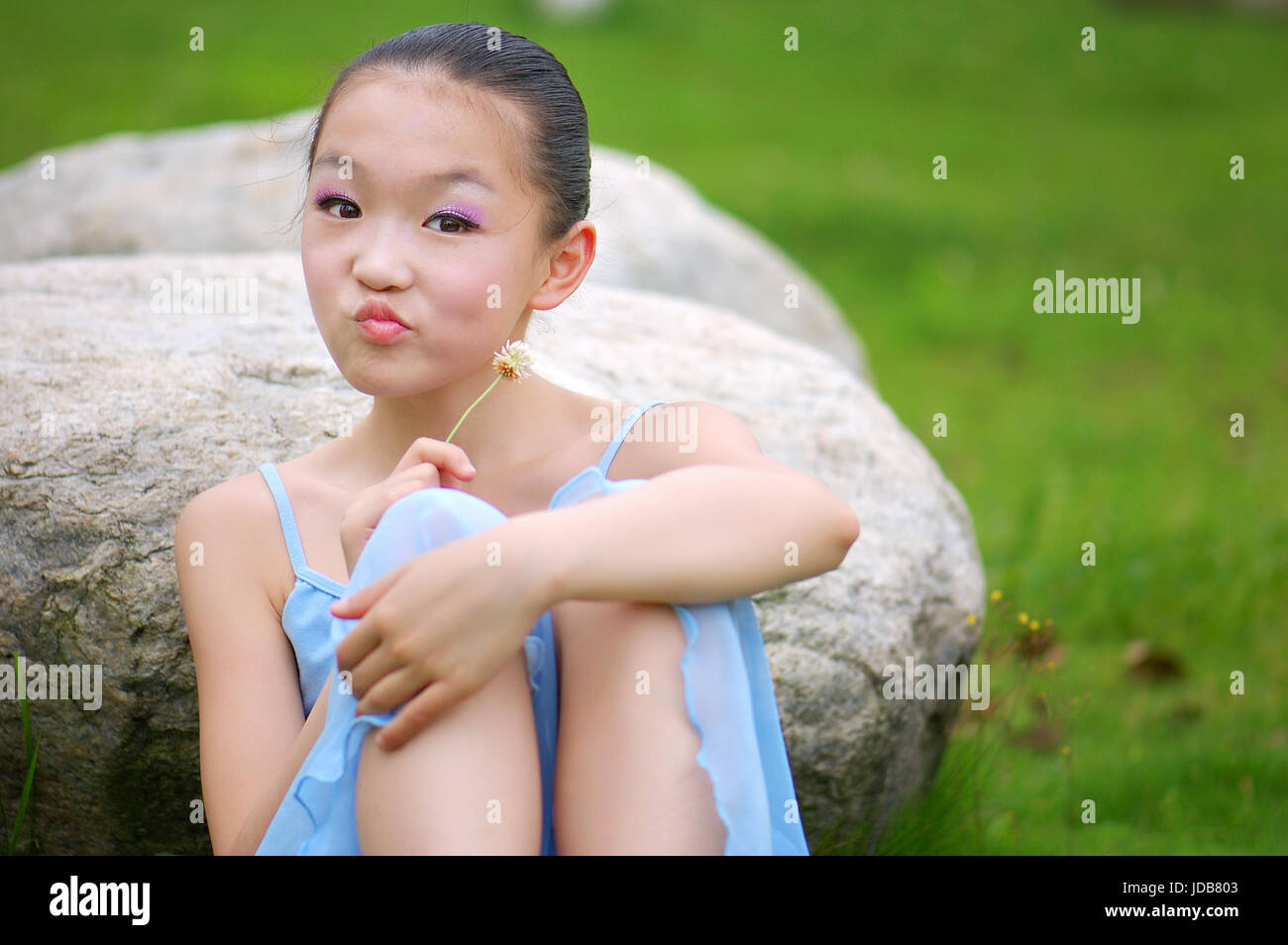 Asian wild girl, very cute Stock Photo Alamy