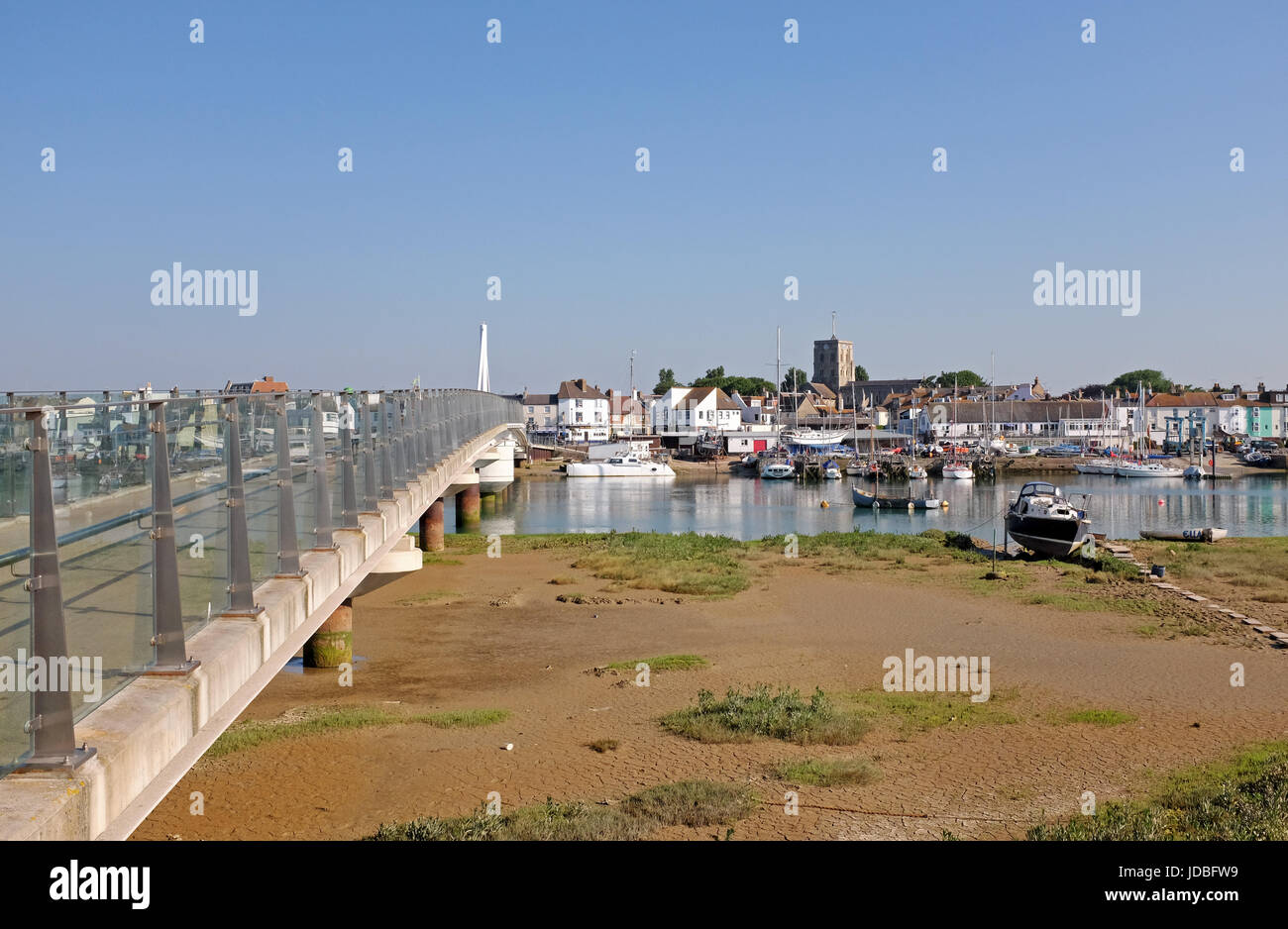 Shoreham Beach Sussex UK View from Shoreham Beach across River Adur