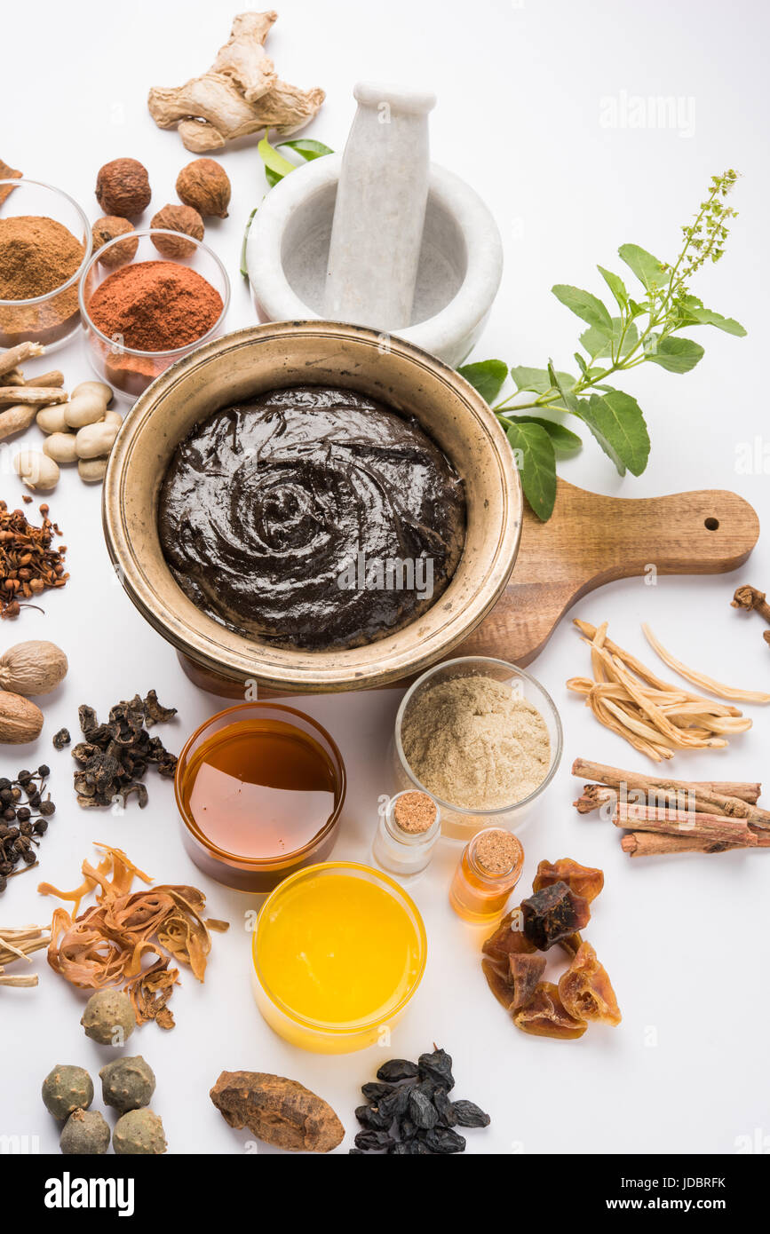 Indian Ayurvedic dietary supplement called Chyawanprash