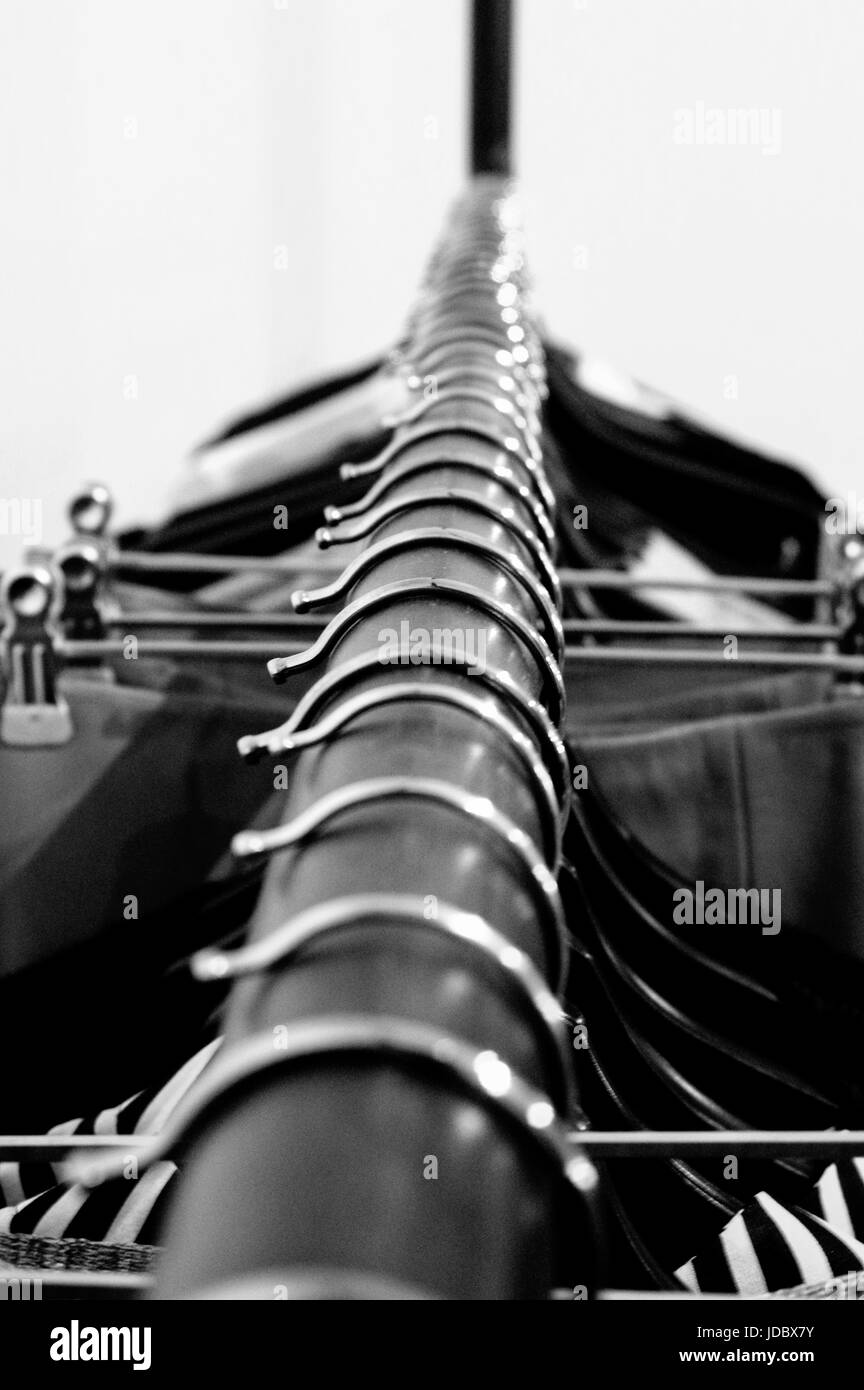 Clothing store scene Black and White Stock Photos & Images - Alamy