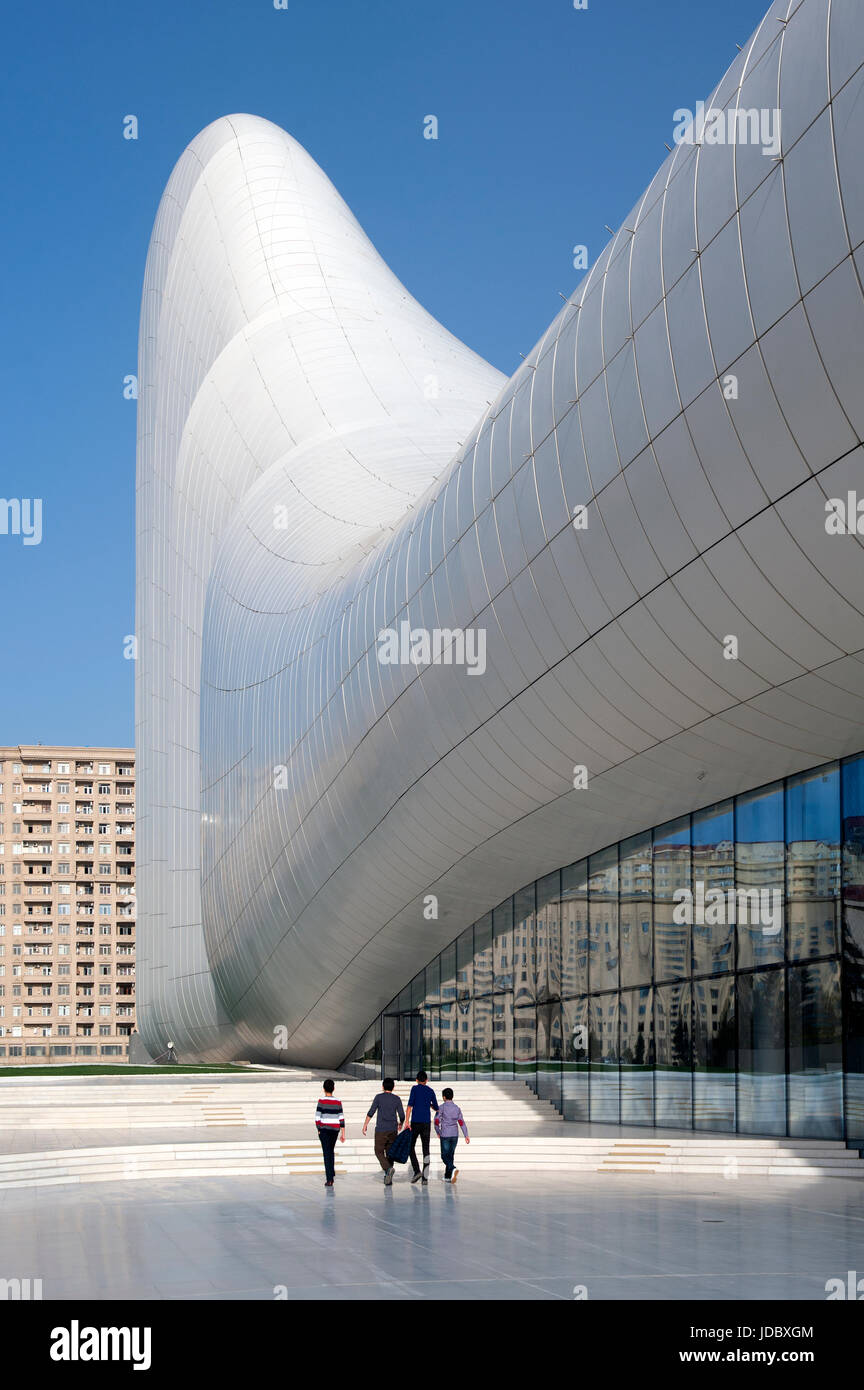 The Heydar Aliyev Center ,Baku,Azerbaijan Stock Photo