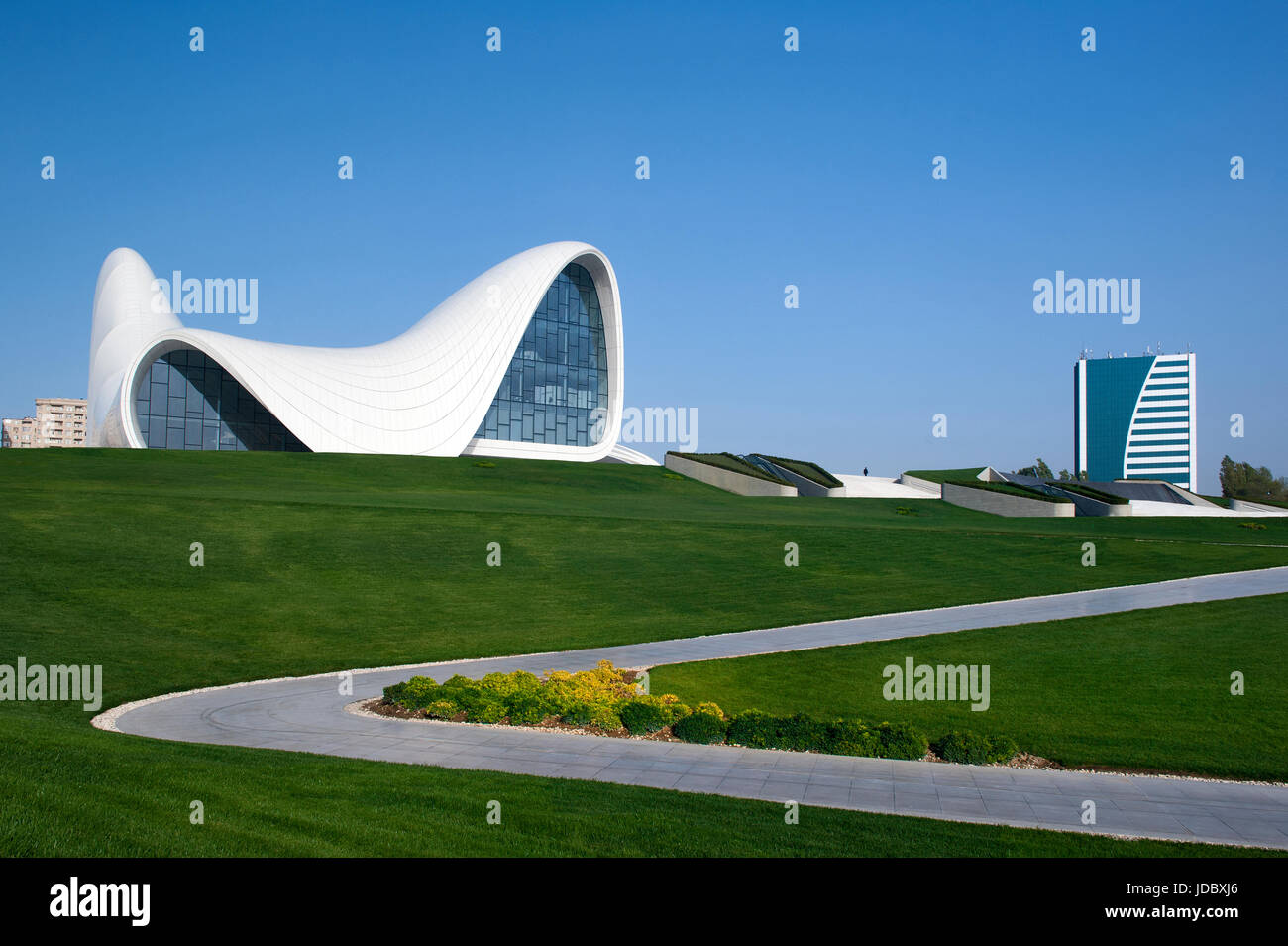 The Heydar Aliyev Center ,Baku,Azerbaijan Stock Photo